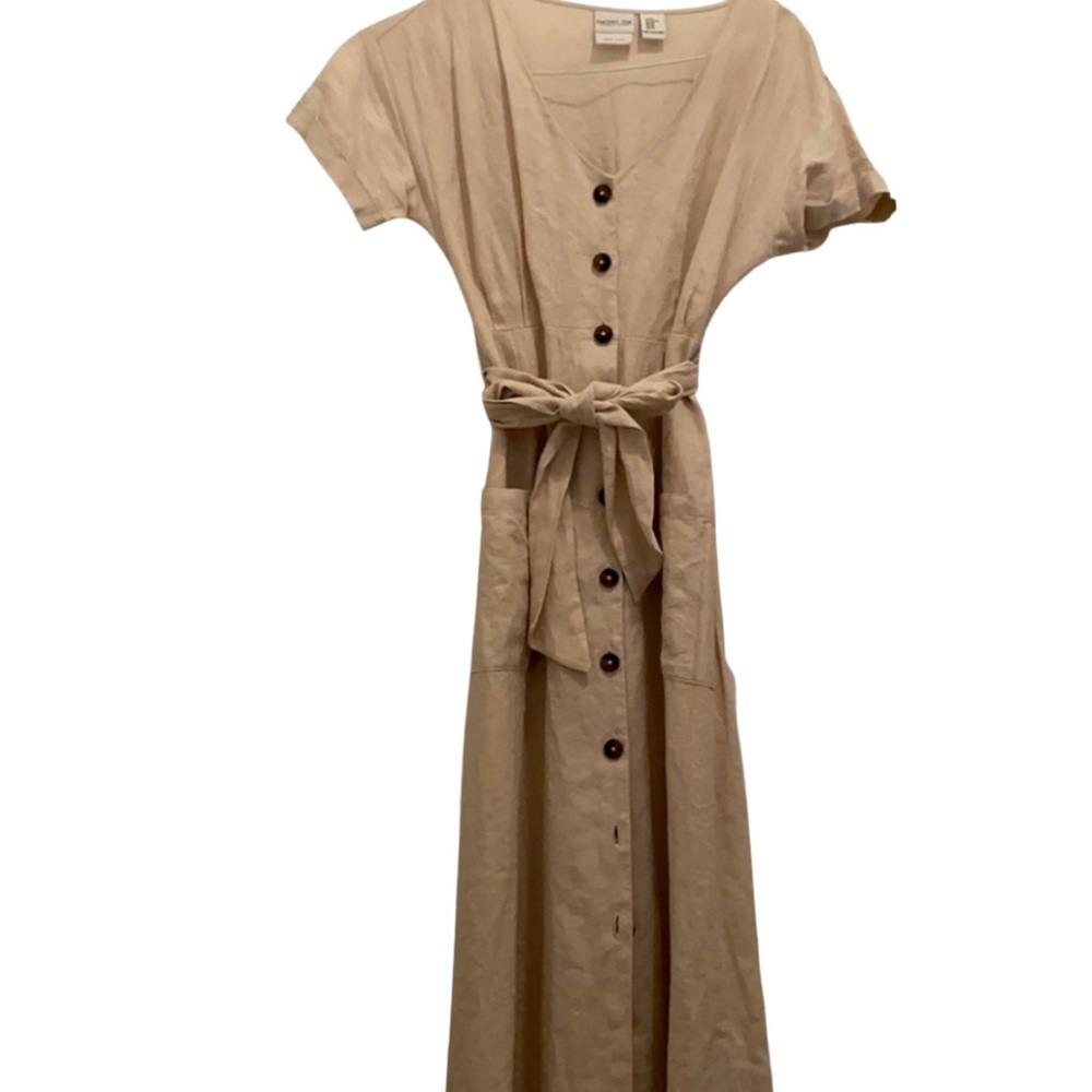 100% Linen Maxi Dress